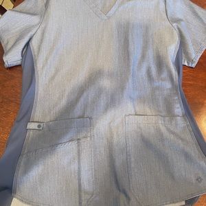 MedCouture Blue Jean Scrub Set